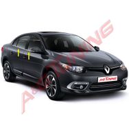 Renault Fluence 2010 Üzeri Paslanmaz Çelik 4 Parça Krom Cam Çıtası