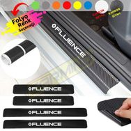 Renault Fluence 4 Adet Karbon Kapı Eşiği Sticker
