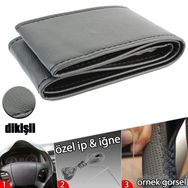 Renault Laguna Dikmeli Siyah Dikişli Direksiyon Kılıfı