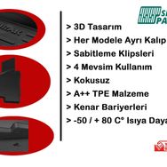 Renault Megane 2 Megane 2 3D Havuzlu Paspas