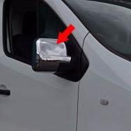 Renault Trafic 2015 Sonrası 2 Parça Abs Krom Ayna Kapağı