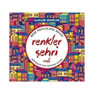 Renkler Şehri Mandala Büyükler İçin Boyama Kitabı-Anonim Yayıncılık