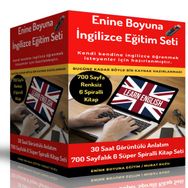 Renksiz Enine Boyuna İngilizce Eğitim Seti