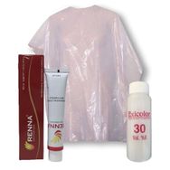 Renna 60 ml 10.1 Platin Sarı Saç Boyası + Exicolor 60 ml 30 Volüm Oksidan + Boya Naylon Seti