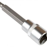 Renyap Hex-4 100 - Gümüş 1/2 Allen Lokmalı Uzun Bits Matkap Ucu