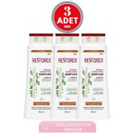 Restorex Kuru ve Yıpranan Saçlar İçin 3x500 ml Şampuan