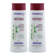 Restorex Sağlıklı Uzama Etkili Sarmaşık Özlü Saç Dökülmesine Karşı 2x500 ml Şampuan