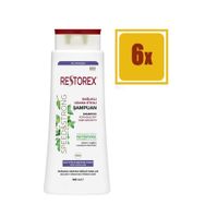 Restorex Sağlıklı Uzama Saç Dökülmesine Karşı Etkili 6x500 ml Şampuan