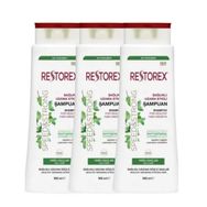 Restorex Yağlı Saçlar İçin 3x500 ml Şampuan