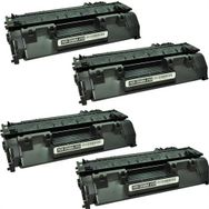Retech HP 80A-CF280A Toner Muadil Yazıcı Kartuş 4 Lü Ekonomik Paket Siyah
