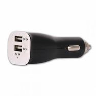 Retro LG 5V Çift USB 4A Siyah Araç Uyumlu Adaptör