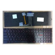 Retro MSI GE72 Apache 7RD-042XTR Kırmızı Işıklı Uyumlu Klavye