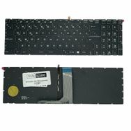 Retro MSI GE72 Apache 7RD-042XTR Siyah Işıklı Uyumlu Klavye