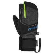 Reusch Torby R-Tex XT Üç Parmak Gri Sarı Kayak Çocuk Eldiveni
