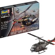 Revell 1-100 UH-1H Bell Gunship Savaş Helikopteri Maket