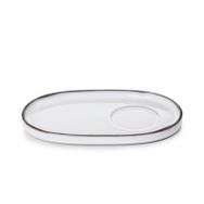 Revol Caractere Gourmet Beyaz 18x11 cm Fincan Tabağı