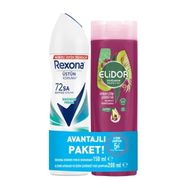 Rexona 150 ml Deodorant Shower Fresh + Elidor 200 ml Avokado ve Üzüm Çekirdeği Yağı Şampuan
