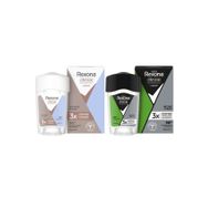 Rexona 45ml Clinical Protection Shower Clean Kadın Stick Deodorant + Rexona Men 45ml Clinical Protection Active Fresh Stick Deodorant