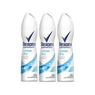 Rexona Cotton Dry 150 ml 3'lü Kadın Sprey Deodorant