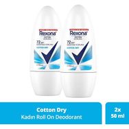 Rexona Cotton Dry 2x50 ml Üstün Koruma Kadın Deodorant Roll On