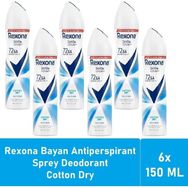 Rexona Cotton Dry 6x150 ML Kadın Deodorant Sprey
