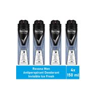 Rexona Men Invisible Ice Fresh 4x150 ml Deodorant