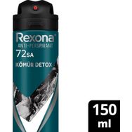 Rexona Men Üstün Koruma Kömür Detox 150 ml Sprey Deodorant