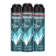 Rexona Men Üstün Koruma Xtra Cool 3x150 ml Sprey Deodorant