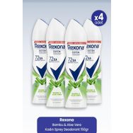 Rexona Natural Fresh Bambu Aloe Vera 4x150 ml Kadın Deodorant