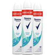 Rexona Shower Fresh Kadın 3x200 ml Sprey Deodorant