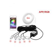 Rgb LAAM429 64 Renkli 5 Ledli Araç İçi Dekoratif Ortam Işığı