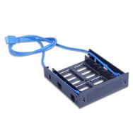 Rheross 2 Usb 3.0 Ön Panel ile 3.5 inç Cihaz HDD veya 2.5 inç SSD HDD 5.25 Optik Disket Sürücü