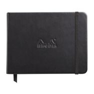 Rhodia 148 210 A5 Siyah Çizgili Sert Kapak Defter