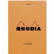 Rhodia Basic Turuncu Kapak 80 gr 80 Yaprak Çizgili Bloknot