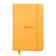 Rhodia Boutique Renkler İtalyan Deri Yumuşak Kapak Çizgili Orange A6 Defter