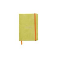 Rhodia Boutique Rodiarama Renkler İtalyan Deri Yumuşak Kapak Çizgili Anis Green A6 72 Yaprak Defter