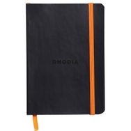Rhodia RY117302 Siyah Yumuşak Kapak A6 Çizgili Defter