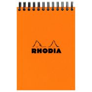 Rhodia Turuncu RT 16501 Spiralli Çizgili Bloknot