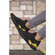 Riccon 00122044 Siyah Sarı Unisex Sneaker Spor Ayakkabı
