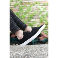 Riccon 0012365 Siyah Beyaz Süet Erkek Sneaker