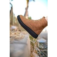 Riccon 0012373 Taba Siyah Süet Sneaker Erkek Bot