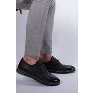 Riccon 0012397 Rugan Siyah Erkek Casual Ayakkabı
