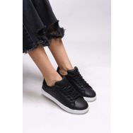 Riccon 0012601 Meshronei Siyah Beyaz Kadın Sneaker