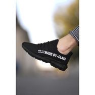 Riccon 0012SANTO Siyah Beyaz Erkek Sneaker