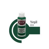 Rich 215 130 cc Yeşil Akrilik Boya