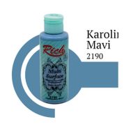 Rich 2190 Karolina Mavi 120 cc Multi Surface Akrilik Boya