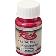 Rich 50 cc Metalik 3152 Kırmızı Kumaş Boyası