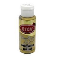 Rich 724 Klasik Altın Metalik Akrilik Boya 60 ml