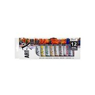 Rich Art-X 12 ml 12 Renk Tüp Akrilik Boya