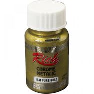 Rich Chrome 1548 Pure Gold 50 cc Metalik Akrilik Boya
